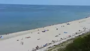 Kamera z widokiem na PLAŻĘ i MORZE w Łebie