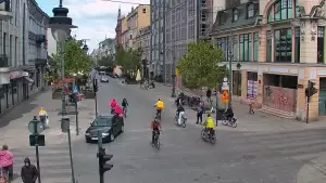 Widok na Ulicę Piotrkowską w Łodzi
