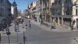 Widok na Ulicę Piotrkowską w Łodzi