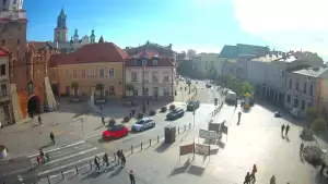 Widok z Kamery na Plac Łokietka w Lublinie