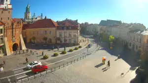Widok z Kamery na Plac Łokietka w Lublinie