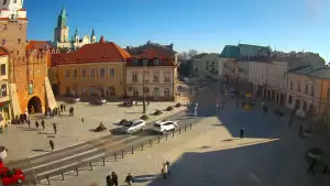 Widok z Kamery na Plac Łokietka w Lublinie