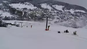 Widok z Kamery na stok MASTER SKI