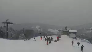 Obraz online z górnej stacji kompleksu Master-ski w Tyliczu