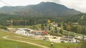 Kamera na SkiPark Oravice - widok na stok i termy Oravice na Słowacji Meander.