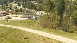 Kamera na SkiPark Oravice - widok na stok i termy Oravice na Słowacji Meander.