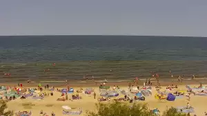 Widok z Kamery na plażę w Międzywodziu