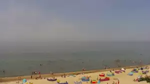 Widok z Kamery na plażę w Międzywodziu