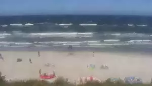 Widok z Kamery na plażę w Międzywodziu