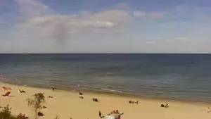 Widok z Kamery na plażę w Międzywodziu