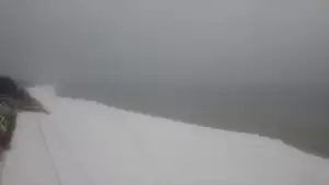 Międzyzdroje plaża zachód cudowny widok z kamery online.