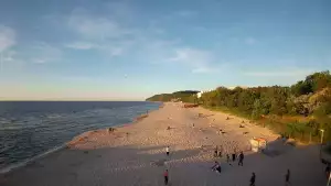 Kamera na plaże w Międzyzdrojach - cudowne zdjęcia.