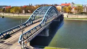 Kraków - widok na Most im. Marszałka Józefa Piłsudskiego i Wisłę NOWOŚĆ