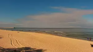 Kamera Mrzeżyno z widokiem na morze.