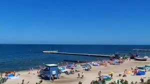 Widok na plażę w Niechorzu - NOWOŚĆ