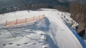 Widok z Kamery na stok w Nowej Osadzie.