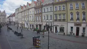Widok online na opolską Aleję Gwiazd znajdującą się na Rynku