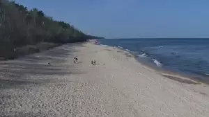 Pobierowo kamera na miasto i plażę