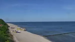 Widok z Kamery na plażę w Rewalu