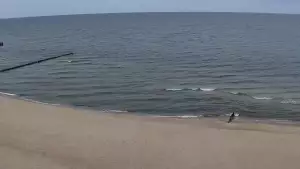 Widok z Kamery na plażę w Rewalu