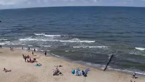 Widok z Kamery na plażę w Rewalu
