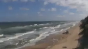 Widok z Kamery na plażę w Rewalu