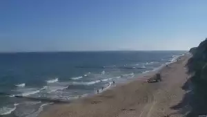 Widok z Kamery na plażę w Rewalu