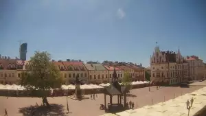 Widok z Kamery na Stary Rynek w Rzeszowie na żywo
