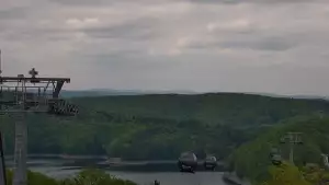 Solina - widok z górnej stacji kolei gondolowej Jawor