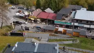 Kamera Solina Grupa PKL - widok z dolnej stacji kolei gondolowej