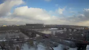 Widok na Stadion Narodowy w Warszawie