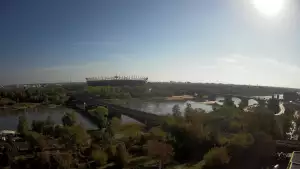 Widok na Stadion Narodowy w Warszawie