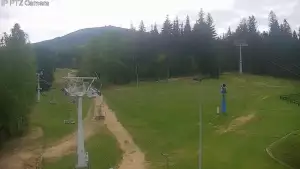 Widok z Kamery na stok SUDETY-LIFT