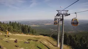 Widok na górną część stacji narciarskiej Ski&Sun.