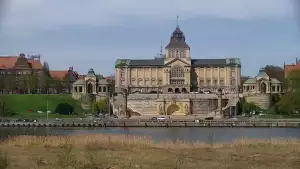 Szczecin - widok na Bulwary Szczecińskie i Wały Chrobrego.
