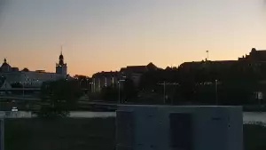 Szczecin - widok na Bulwary Szczecińskie i Wały Chrobrego.