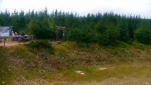 Widok ze Zbójnickiej Kopy w Szczyrku.