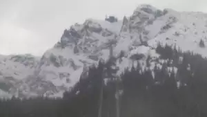 Zdjęcie na Kasprowy Wierch ujęcie panoramiczne.