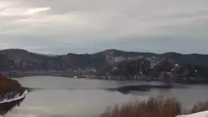 Jezioro Rożnowskie - widok z kamery online