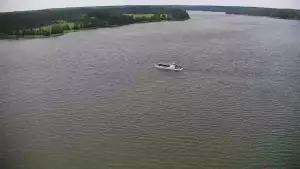 Widok na Jezioro Wdzydze na Kaszubach