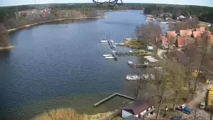 Widok na Jezioro Wdzydze na Kaszubach