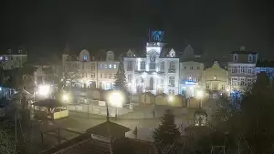 Kamera z widokiem na Rynek w Wejherowie.