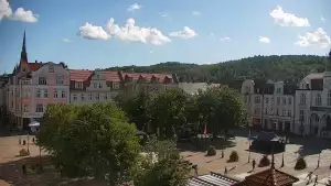 Kamera z widokiem na Rynek w Wejherowie.