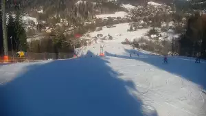 Widok na stację narciarską CIEŃKÓW-SKI.