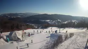 KAMERA LIVE z rodzinnego ośrodka narciarskiego STOK w Wiśle.