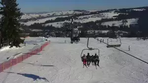 Widok z Kamery na kolej krzesełkową WITÓW SKI