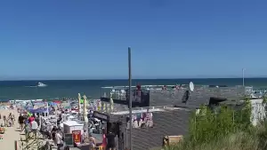 Kamera Władysławowo na plażę, promenadę, aleję gwiazd, wejście nr 5