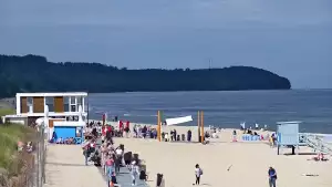 Kamera Władysławowo na plażę, promenadę, aleję gwiazd, wejście nr 5