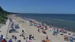 Kamera w Kołobrzegu z widokiem na plażę