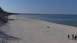 Kamera w Kołobrzegu z widokiem na plażę